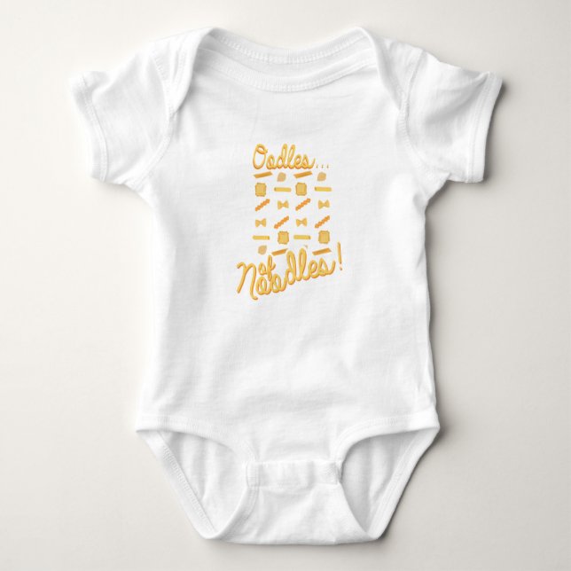 Oodles of Noodles Baby Bodysuit (Front)