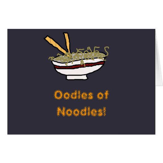 Oodles of Noodles! Cards (Front Horizontal)