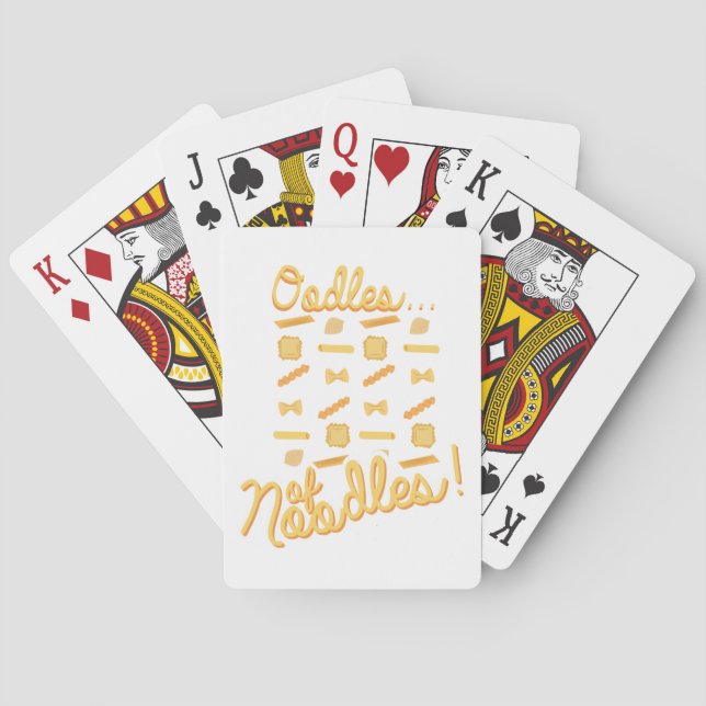 Oodles of Noodles Poker Cards (Back)