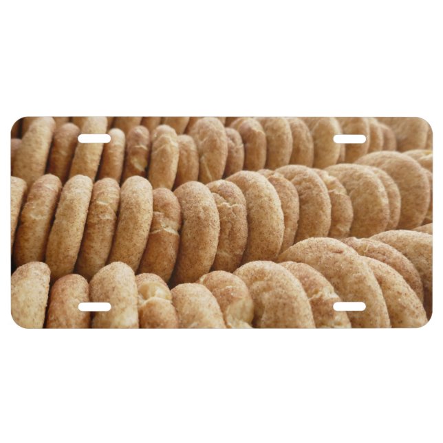 Oodles of Snickerdoodles License Plate (Front)
