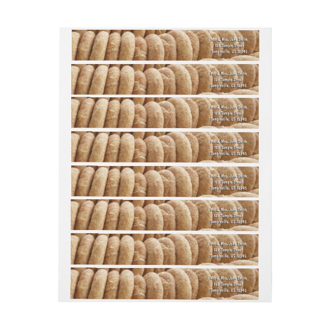 Oodles of Snickerdoodles Wrap Around Label (Sheet)