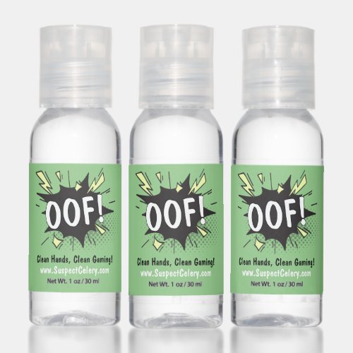 OOF Comic Gaming Event Giveaways Mini Hand Sanitizer