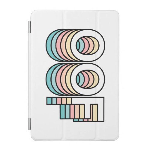 OOF Pastel Retro Aesthetic Modern Typography iPad Mini Cover