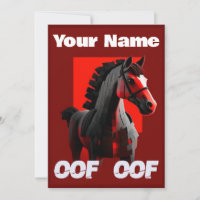 Roblox Oof - Roblox Greeting Card