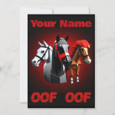 Roblox Oof - Roblox Greeting Card