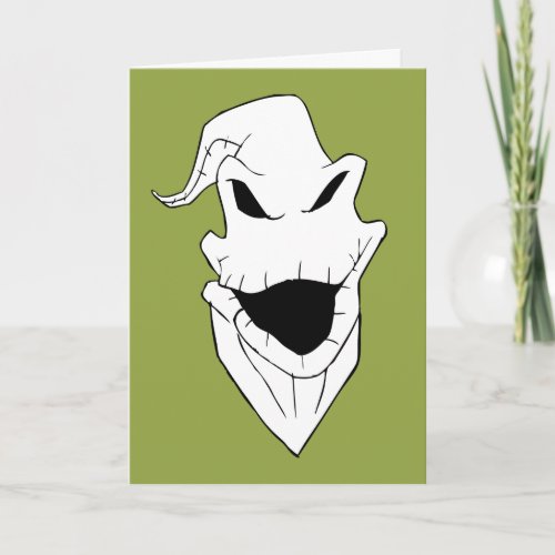 Oogie Boogie  Grinning Face Holiday Card
