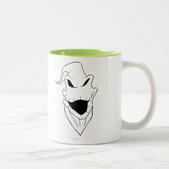 Oogie Boogie | Grinning Face Two-Tone Coffee Mug (Right)