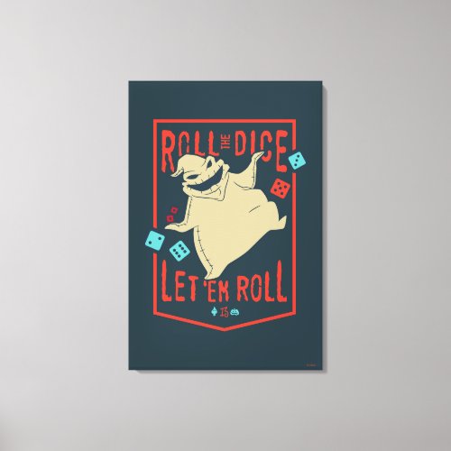 Oogie Boogie  Roll The Dice Canvas Print