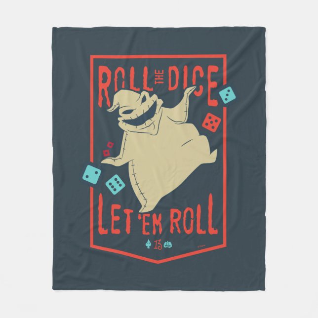 Oogie Boogie | Roll The Dice Fleece Blanket (Front)