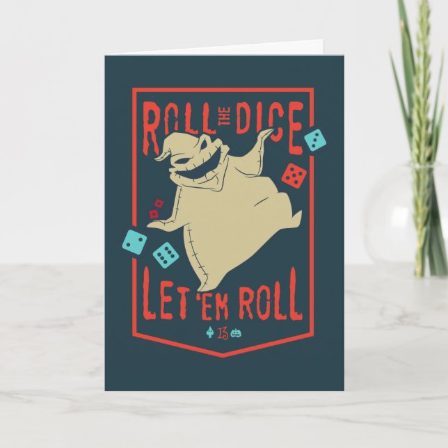 Oogie Boogie | Roll The Dice Holiday Card (Front)