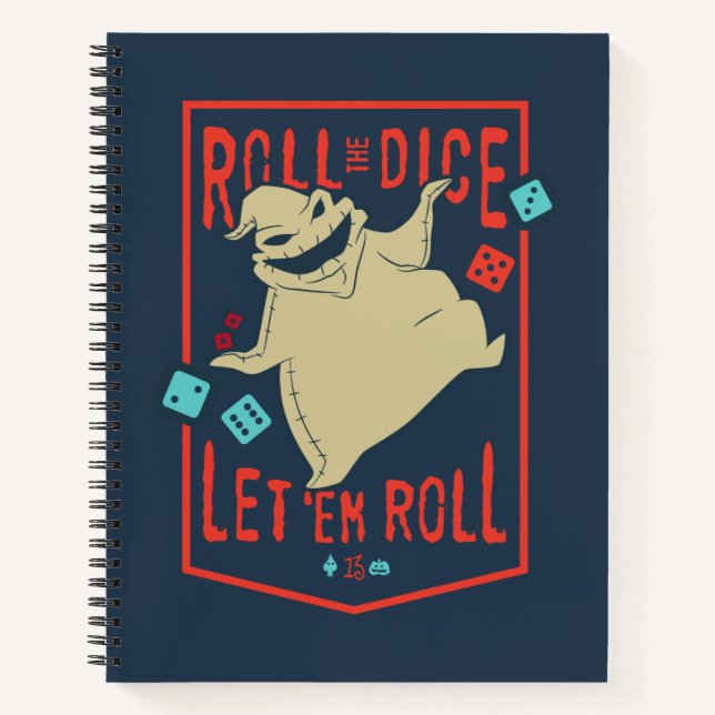 Oogie Boogie | Roll The Dice Notebook (Front)