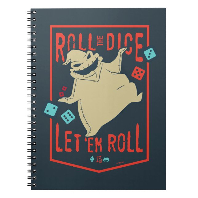 Oogie Boogie | Roll The Dice Notebook (Front)