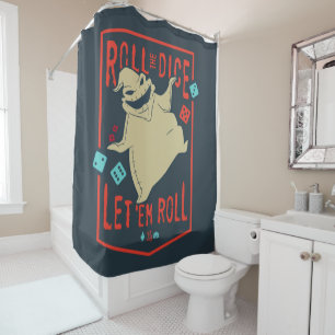 Oogie Boogie   Roll The Dice Shower Curtain