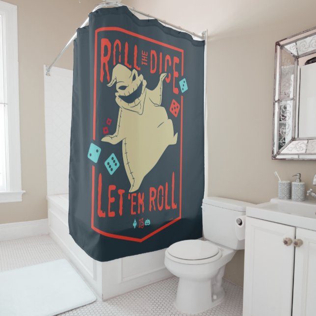 Oogie Boogie | Roll The Dice Shower Curtain (In Situ)