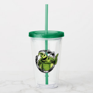Oogie Boogie Serpent & Dice Acrylic Tumbler