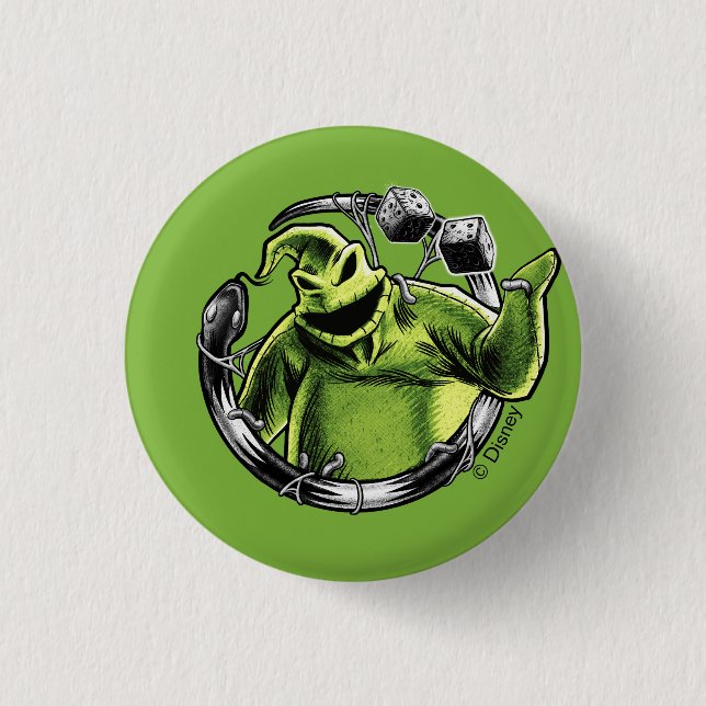Oogie Boogie | Serpent & Dice Button (Front)