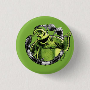 Oogie Boogie Serpent & Dice Button