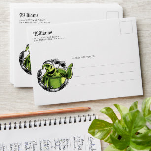 Oogie Boogie Serpent & Dice Envelope