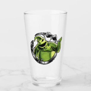 Oogie Boogie Serpent & Dice Glass