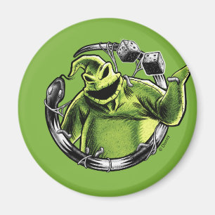 Oogie Boogie Serpent & Dice Magnet