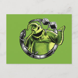 Oogie Boogie Serpent & Dice Postcard