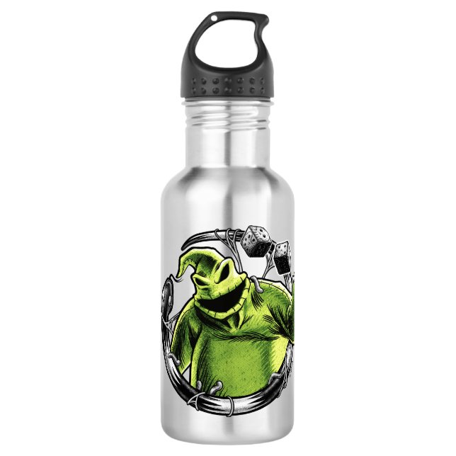 Oogie Boogie | Serpent & Dice Stainless Steel Water Bottle (Front)