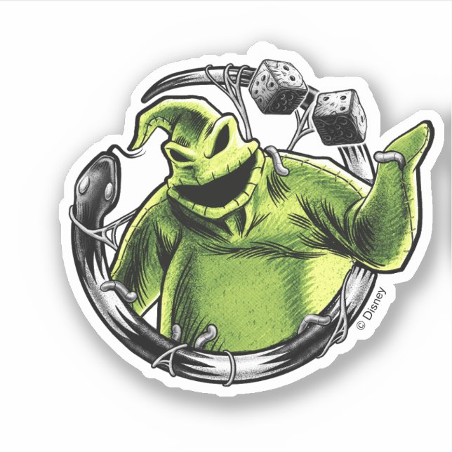 Oogie Boogie | Serpent & Dice Sticker (Front)