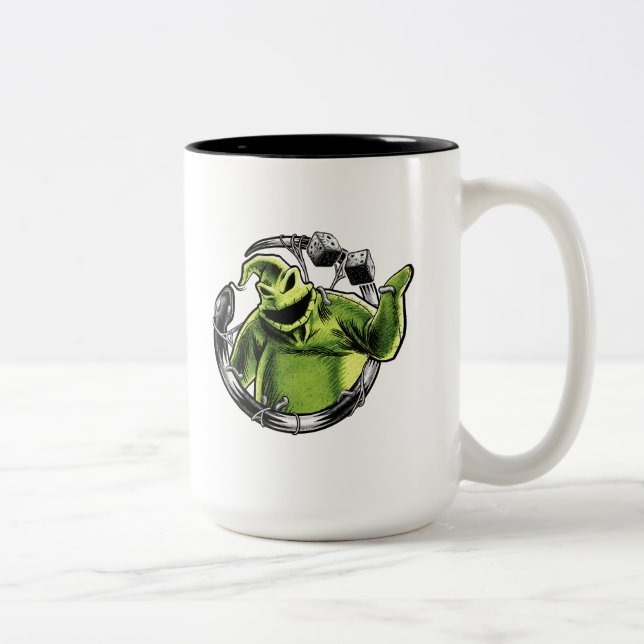 Oogie Boogie | Serpent & Dice Two-Tone Coffee Mug (Right)