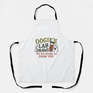 Oogie’s Lab Draws – Funny Halloween Phlebotomist & Apron