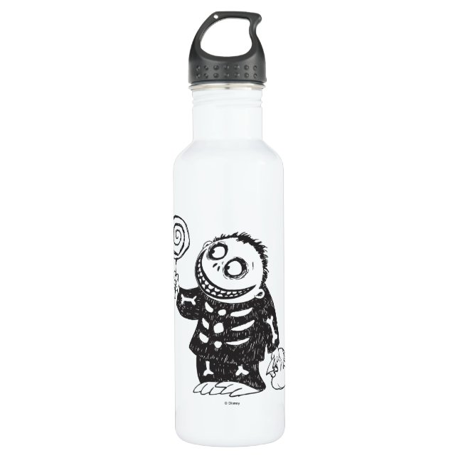 Oogie's Boys | Barrel With Candy Sketch Water Bottle (Front)