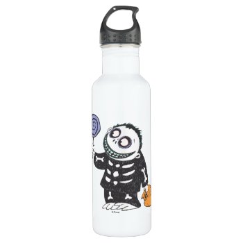 Oogie's Boys | Barrel With Candy Water Bottle by nightmarebeforexmas at Zazzle