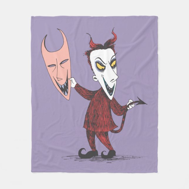 Oogie's Boys | Lock Holding Mask Fleece Blanket (Front)
