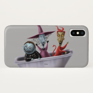 Oogie's Boys   Lock, Shock & Barrel in Bathtub iPhone X Case