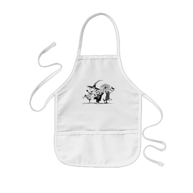 Oogie's Boys | Lock, Shock & Barrel Kids' Apron (Front)