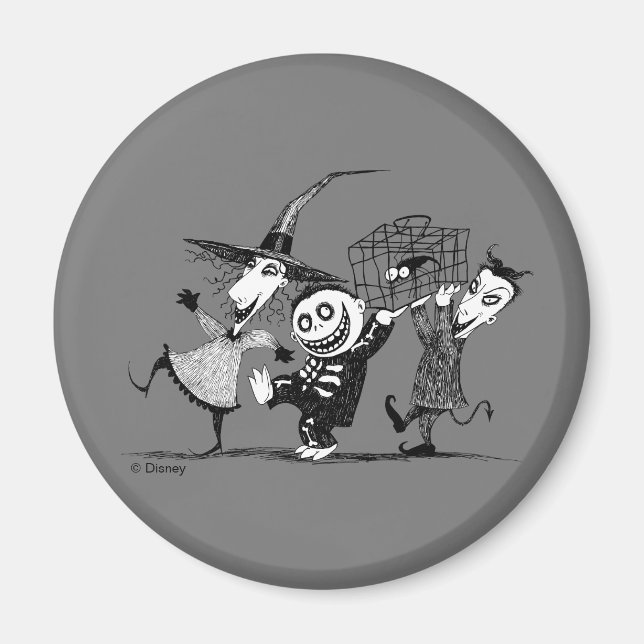 Oogie's Boys | Lock, Shock & Barrel Magnet (Front)