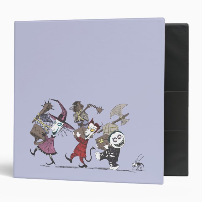 Oogie's Boys | Lock, Shock & Barrel Marching 3 Ring Binder (Front/Inside)