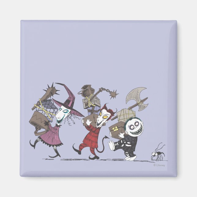 Oogie's Boys | Lock, Shock & Barrel Marching Magnet (Front)