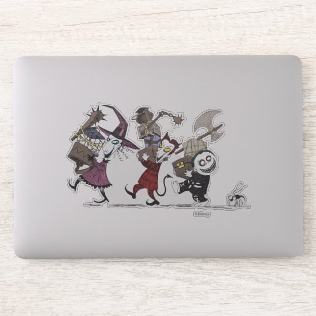 Oogie's Boys | Lock, Shock & Barrel Marching Sticker (Computer)
