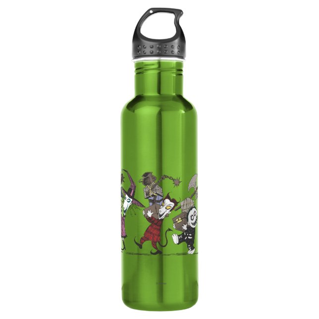 Oogie's Boys | Lock, Shock & Barrel Marching Water Bottle (Front)