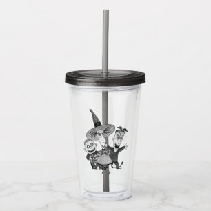 Oogie's Boys Lock, Shock & Barrel Sketchy Acrylic Tumbler
