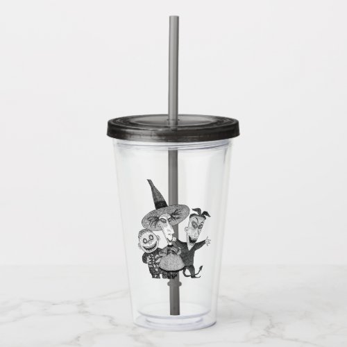 Oogies Boys  Lock Shock  Barrel Sketchy Acrylic Tumbler