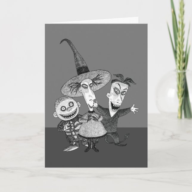 Oogie's Boys | Lock, Shock & Barrel Sketchy Card (Front)