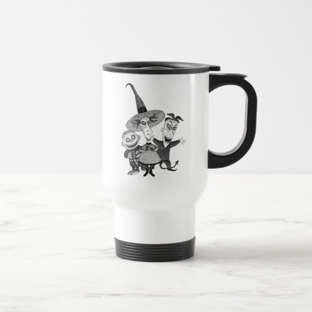 Oogie's Boys | Lock, Shock & Barrel Sketchy Travel Mug (Right)