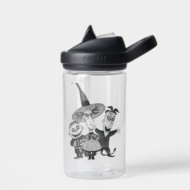 Oogie's Boys | Lock, Shock & Barrel Sketchy Water Bottle (Left)