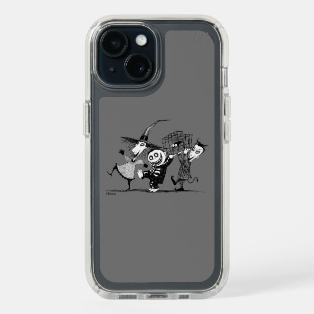 Oogie's Boys | Lock, Shock & Barrel Speck iPhone Case (Front (Black))