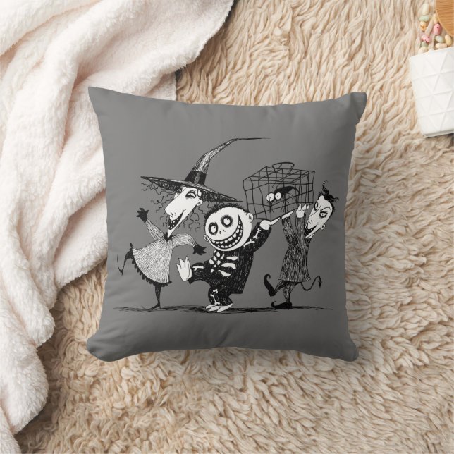 Oogie's Boys | Lock, Shock & Barrel Throw Pillow (Blanket)