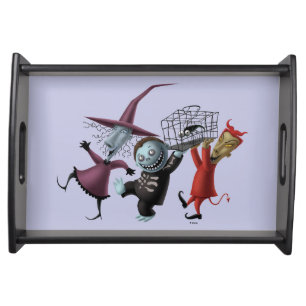 Oogie's Boys   Lock, Shock & Barrel with Cage Serving Tray