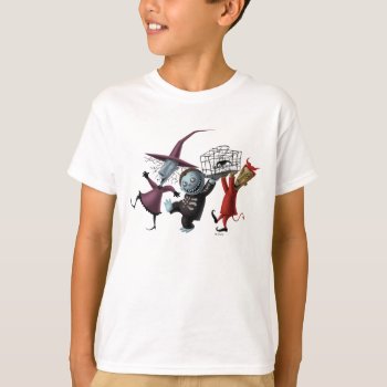 Oogie's Boys | Lock  Shock & Barrel With Cage T-shirt by nightmarebeforexmas at Zazzle