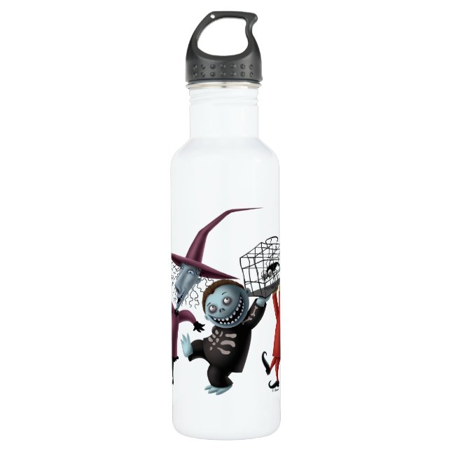 Oogie's Boys | Lock, Shock & Barrel with Cage Water Bottle (Front)