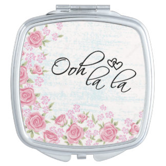 Ooh la la compact mirror
